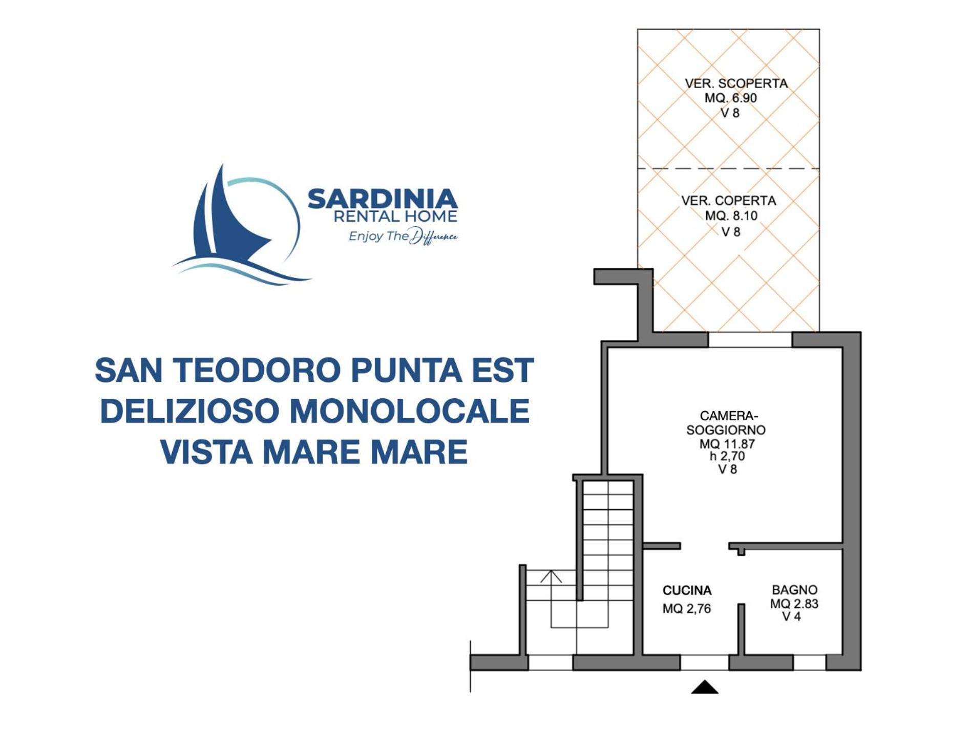 San Teodoro Punta Est Delizioso Monolocale Vista Mare Apartamento Exterior foto
